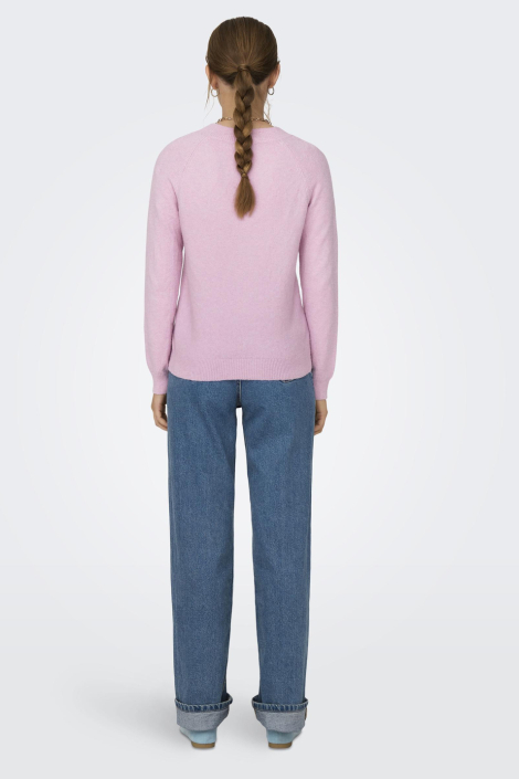 Only roze dames trui