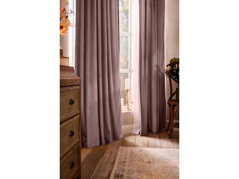 Velours gordijnen 135 x 254 cm