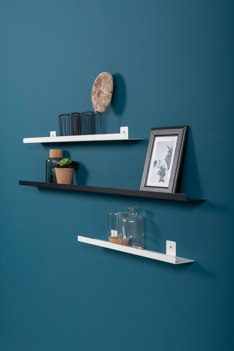 Haceka Duraline fotoplank zwart staal 118x5x9cm