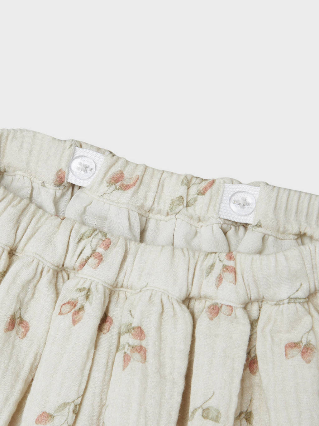 LIL' ATELIER rok met all over print beige/roze