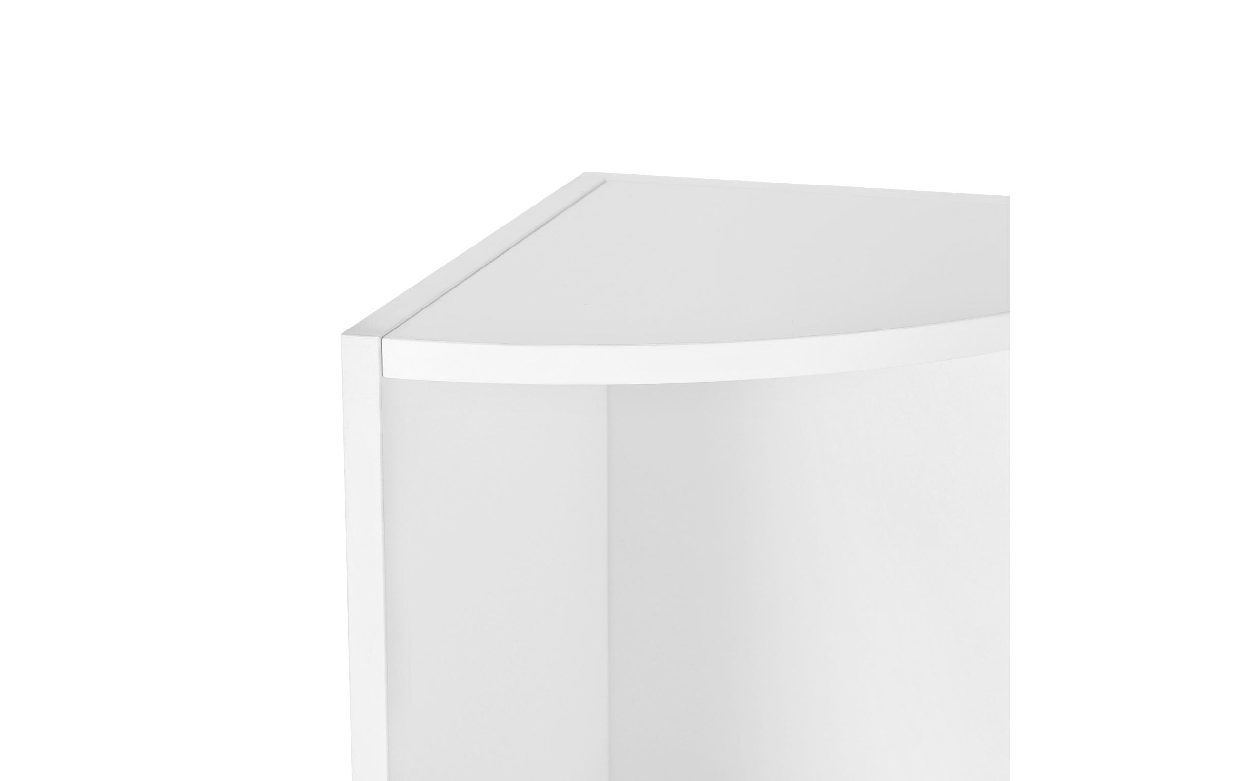 Regal 30 cm x 129.5 cm, WeissStandregal