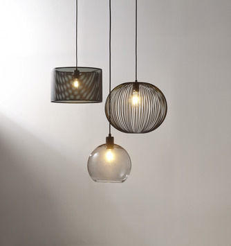 GAMMA hanglamp Nikki zwart Ø44 cm