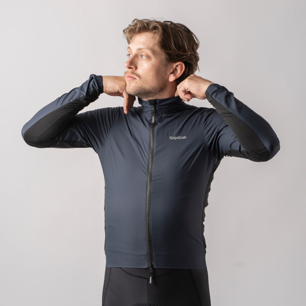 GripGrab PACR letvægtsjakke Navy Blue herre