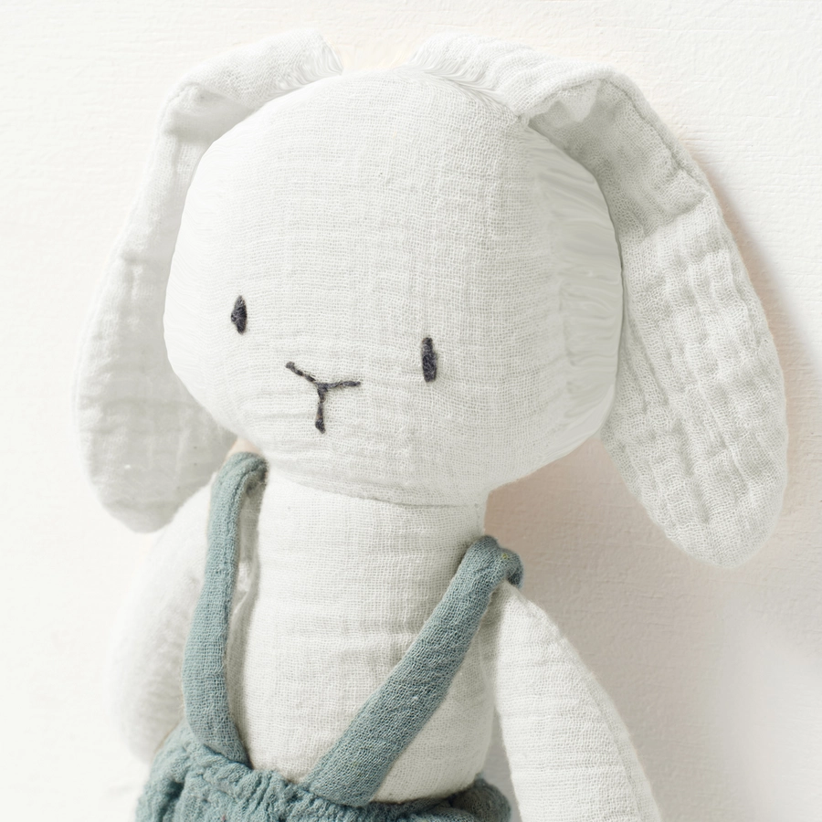 Nordic Coast Company Kuscheltier Musselin Hase Ben