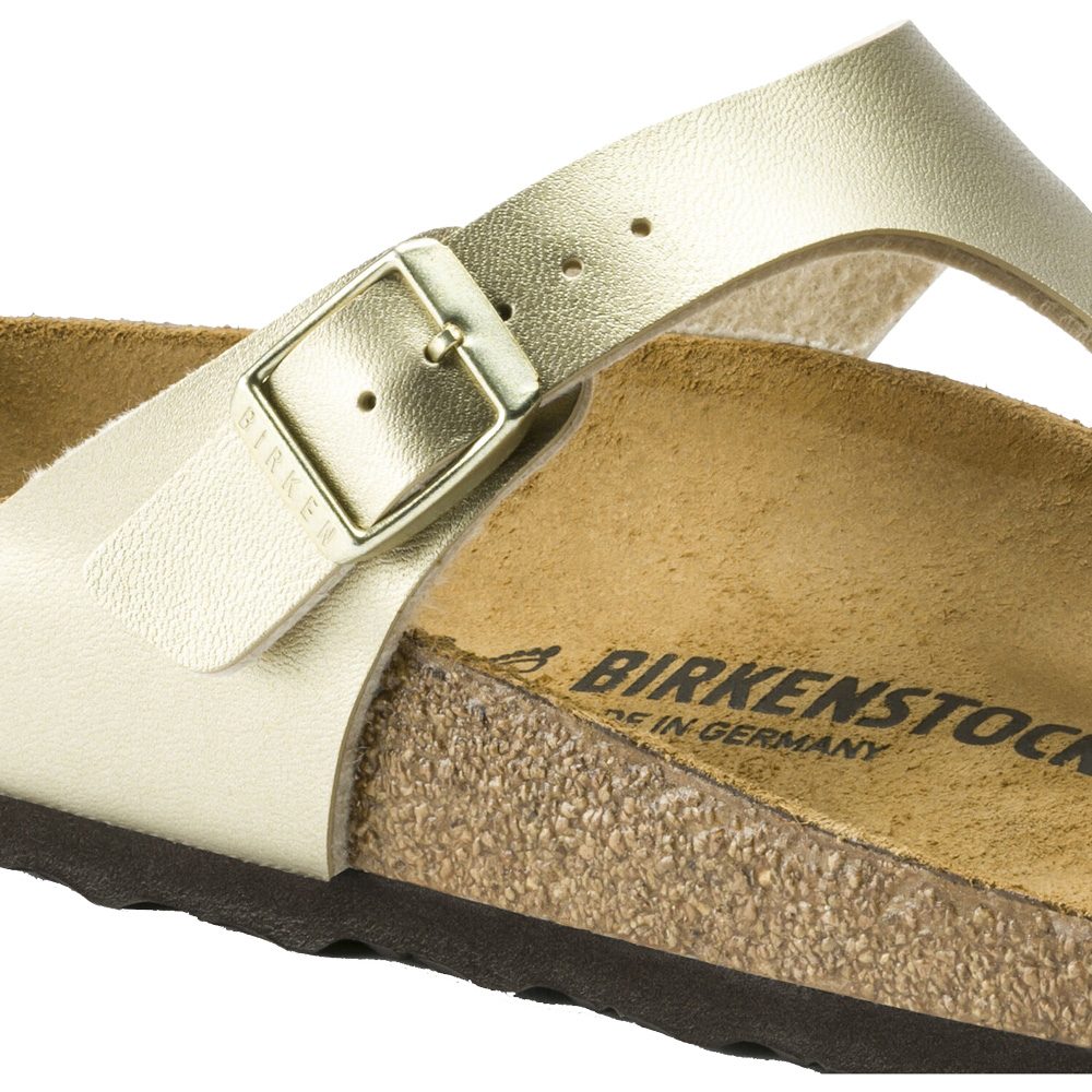 Birkenstock Gizeh Birko-Flor® Sandalen Damen gold