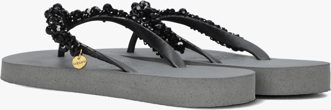 UZURII zilveren uzurii teenslippers lizzy