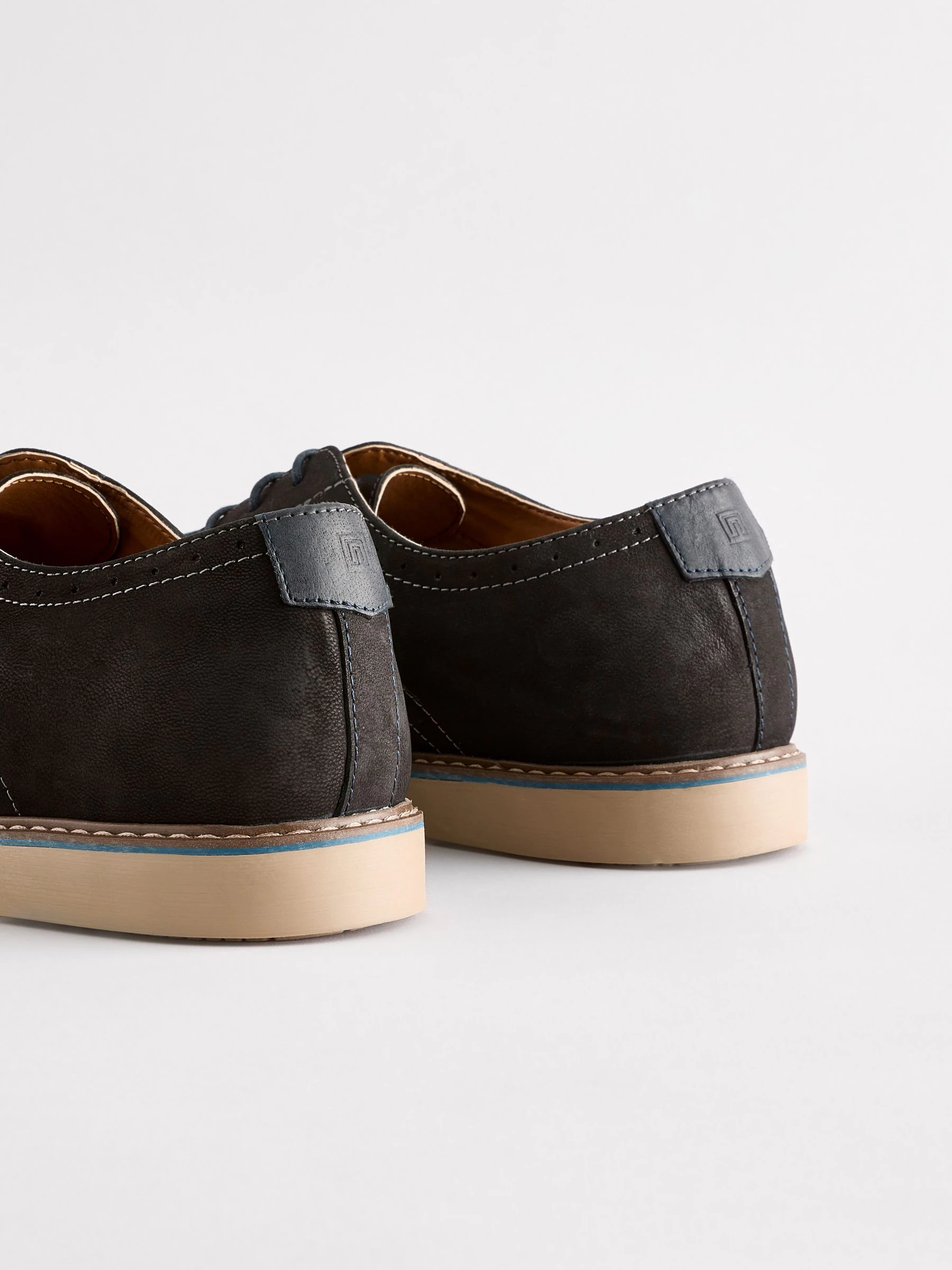 Zwart - Modieus casual derbyschoenen