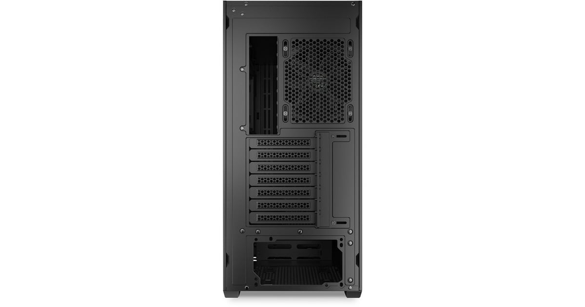 SharkoonAK2 midi tower behuizing  (Zwart | 2x USB-A | 1x USB-C)