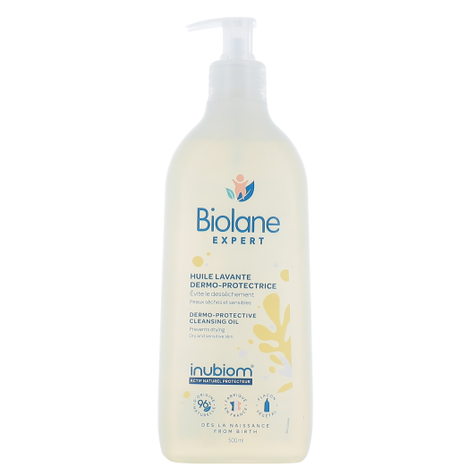 Biolane huile lavante bébé dermoprotectrice - Peau sèche, sensible