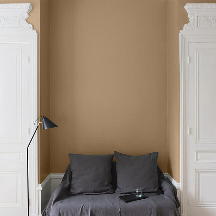 Peinture multisupport murs, plafonds et boiseries Velours de peinture beige ocre de bruoux Libéron 2,5L