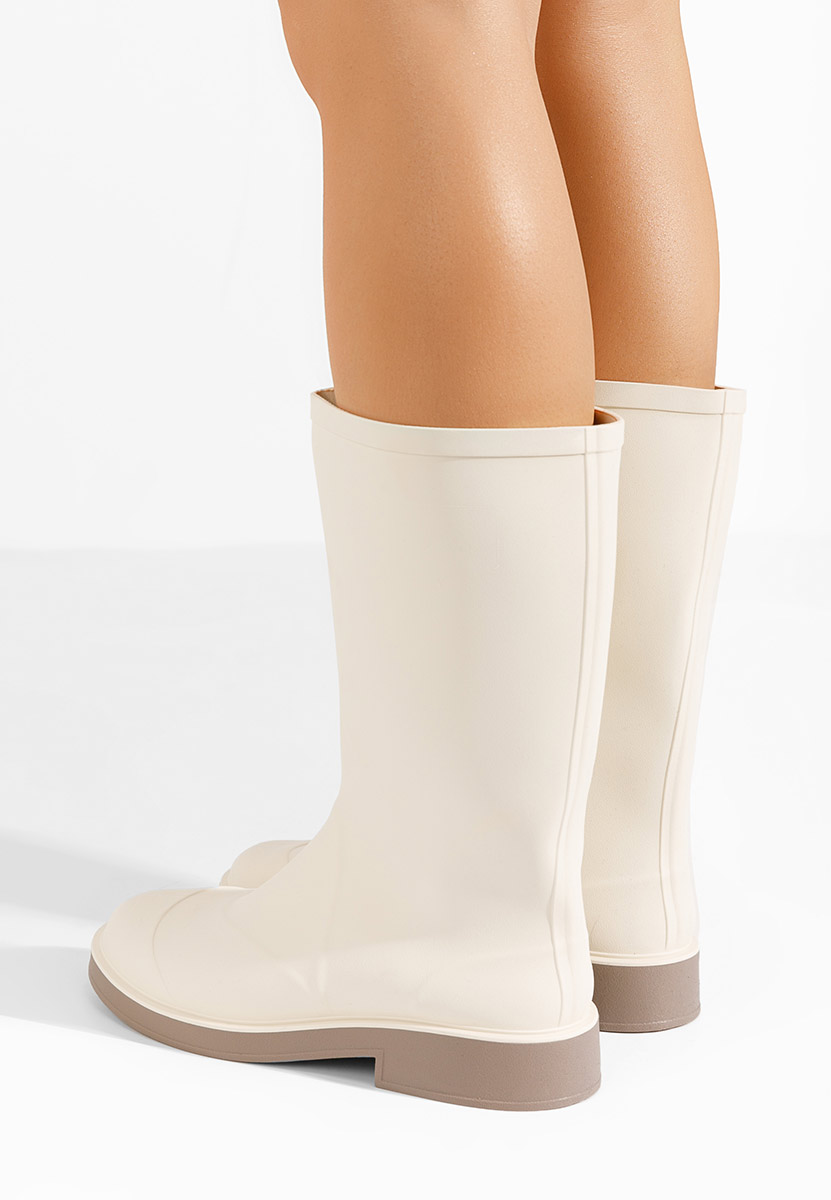 Bottes en caoutchouc blanches Vanera