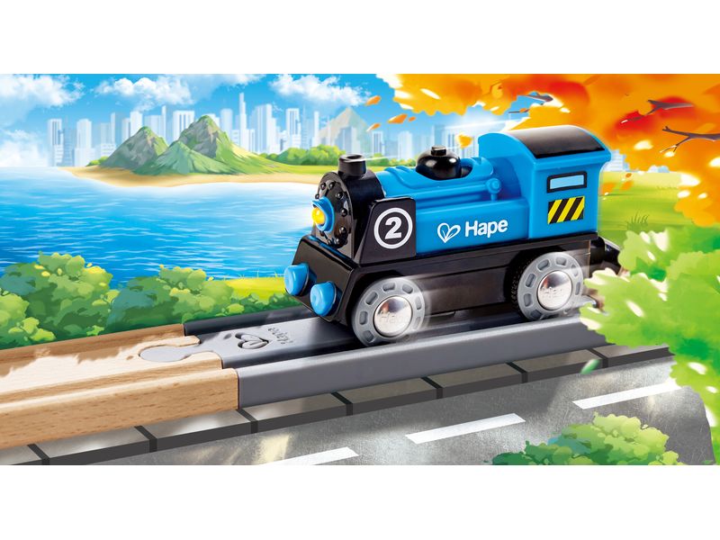 Hape Eisenbahn Soundgleis-Paket Fördert kreatives Spielen