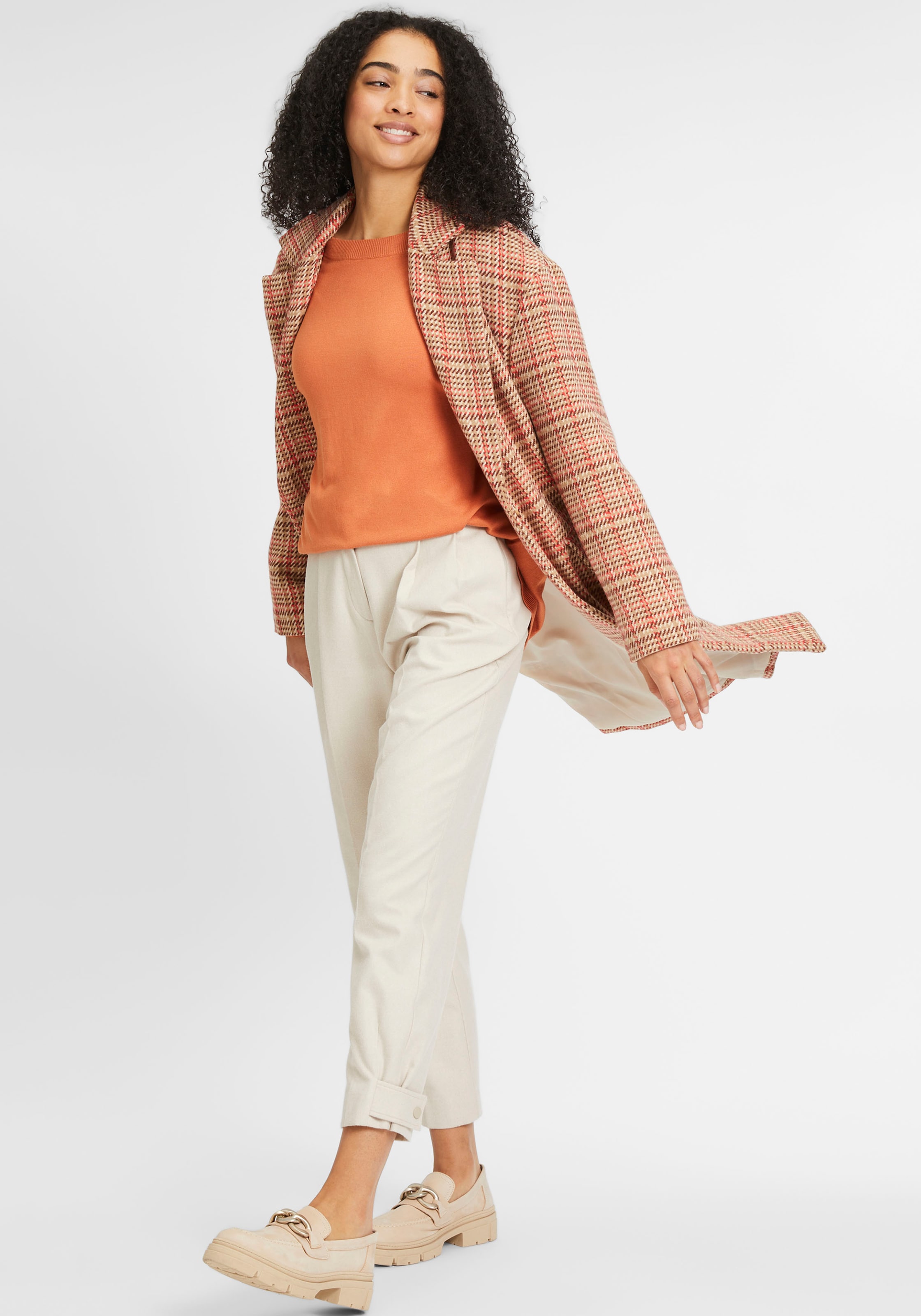 Tamaris Wollmantel , in kariertem Design - NEUE KOLLEKTION