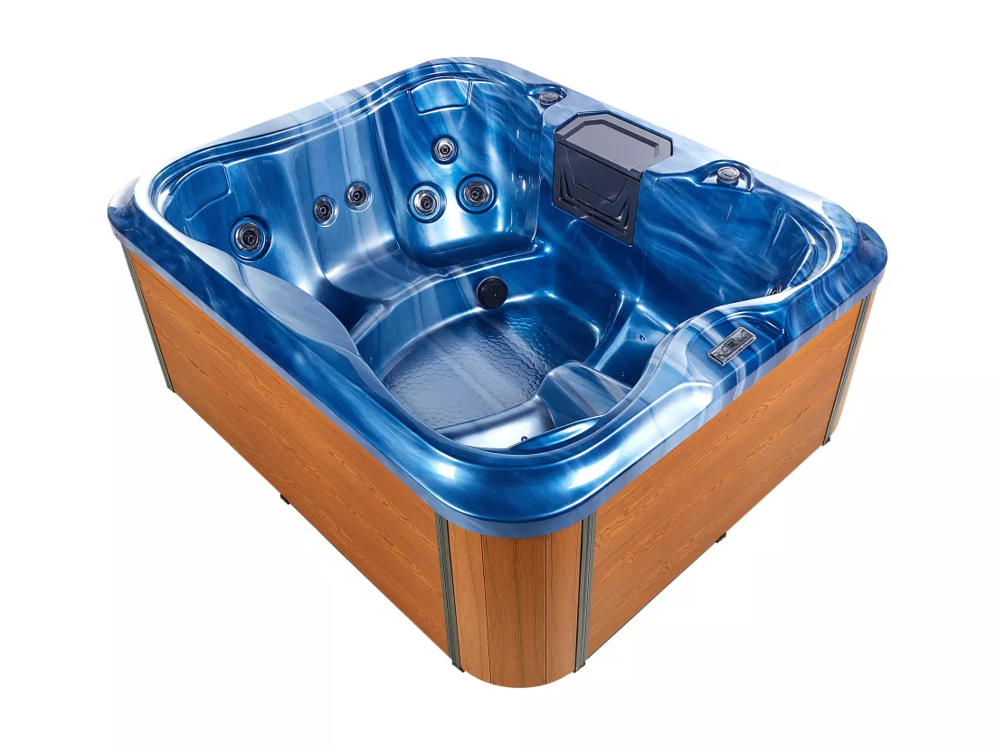 Spa d'extérieur avec LED ARCELIA Bleu