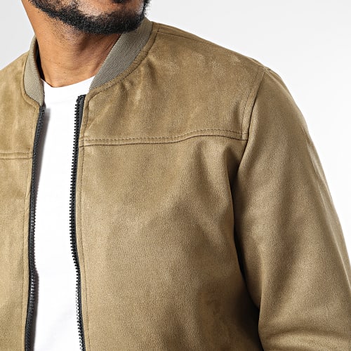 Veste Suedine MKTS04 Vert Kaki Clair