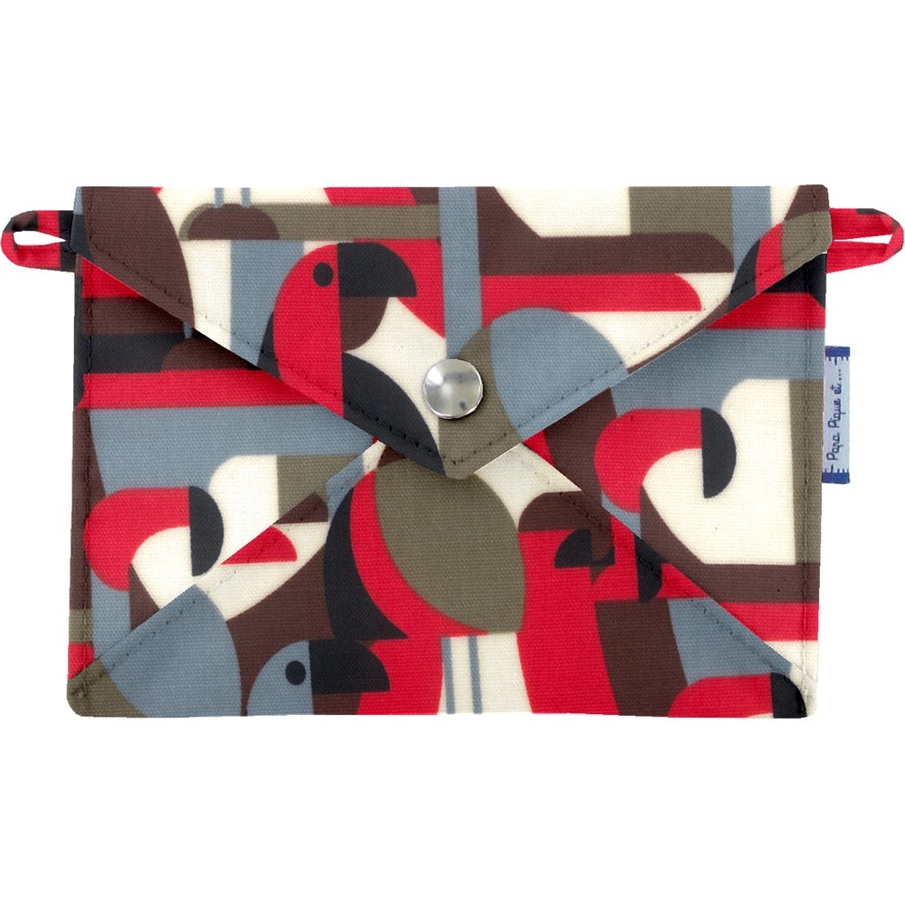 Petite Pochette Enveloppe Oiseau Pop