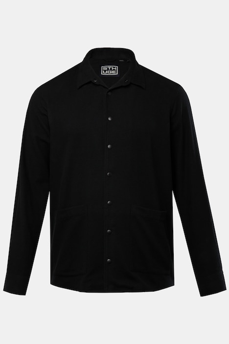 STHUGE Overshirt, Flanell, Langarm, oversized, bis 8 XL