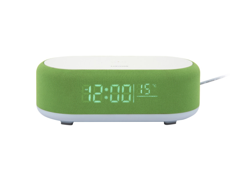 Alarm Clock Vogue w. Phone Charger And Blue Tooth KA6033BK Black