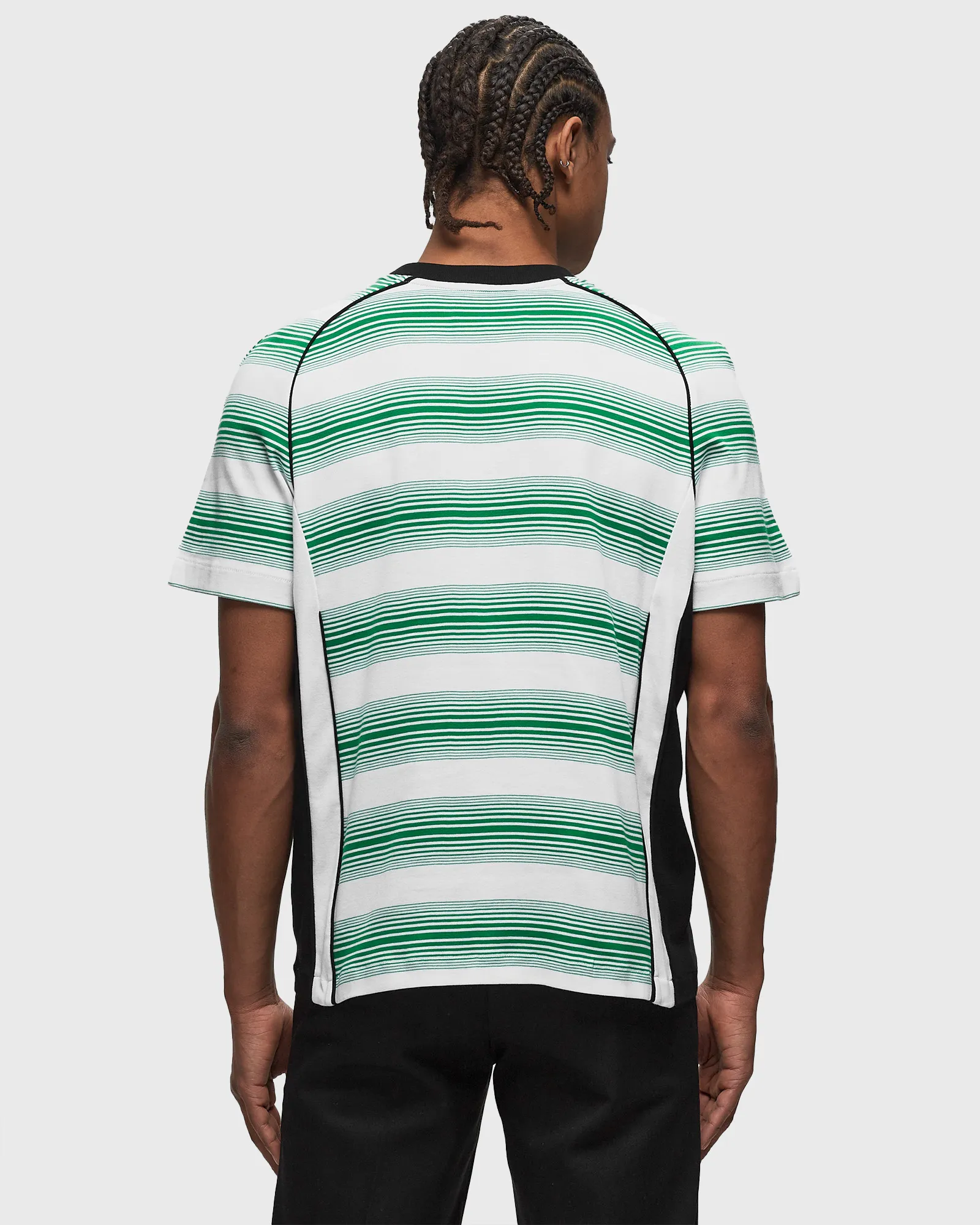 Casablanca LOGO STRIPE PANELLED T-SHIRT