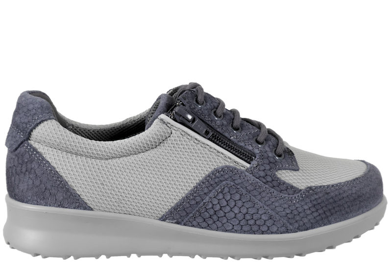 NEW FEET SKO I BLÅ RUSKIND