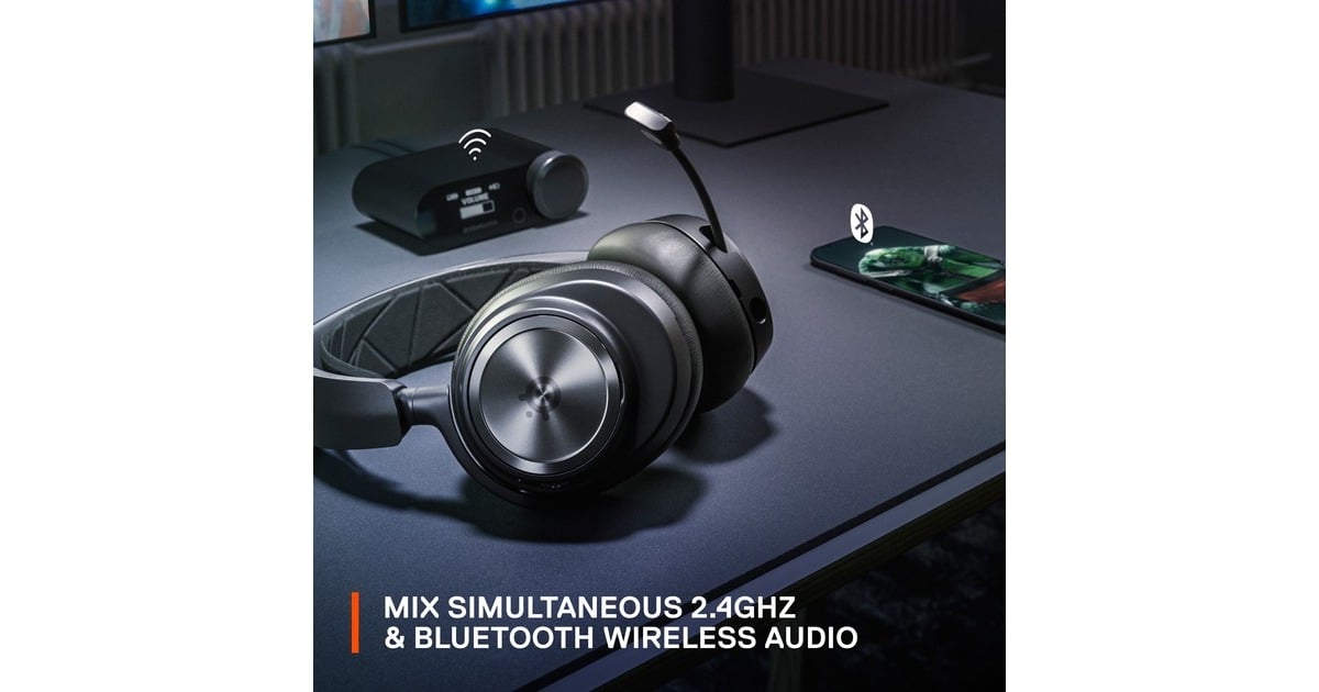 SteelSeriesArctis Nova Pro Wireless over-ear gaming headset  (Zwart, Bluetooth, Pc, PlayStation 4, PlayStation 5, Nintendo Switch)