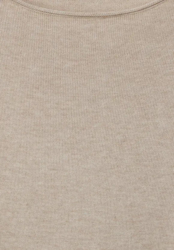Basic Pullover - spring sand melange
