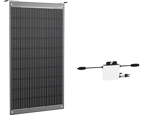 Balkoncentrale met flexibele PV-module, lichtgewicht 300 Wp inclusief omvormer