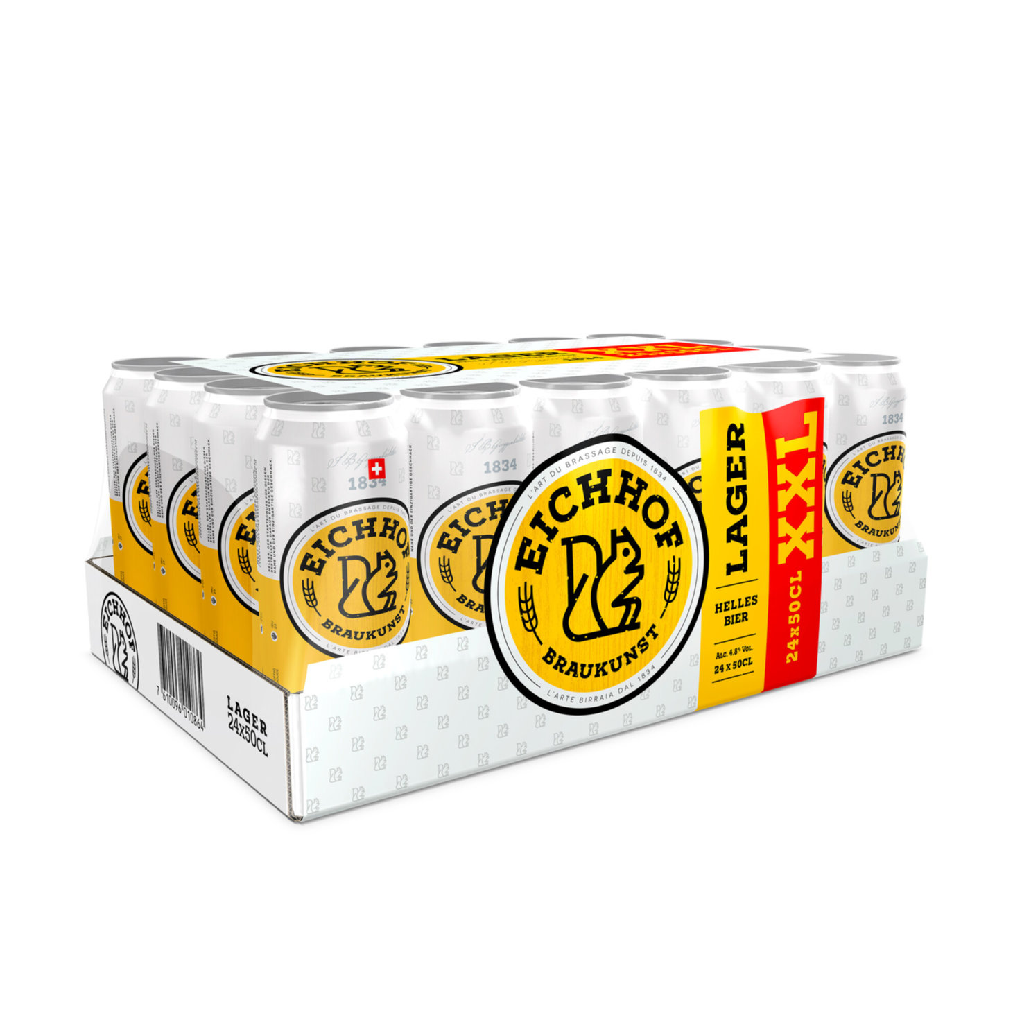 Eichhof Bier Lager Dose 24x50cl -1200cl
