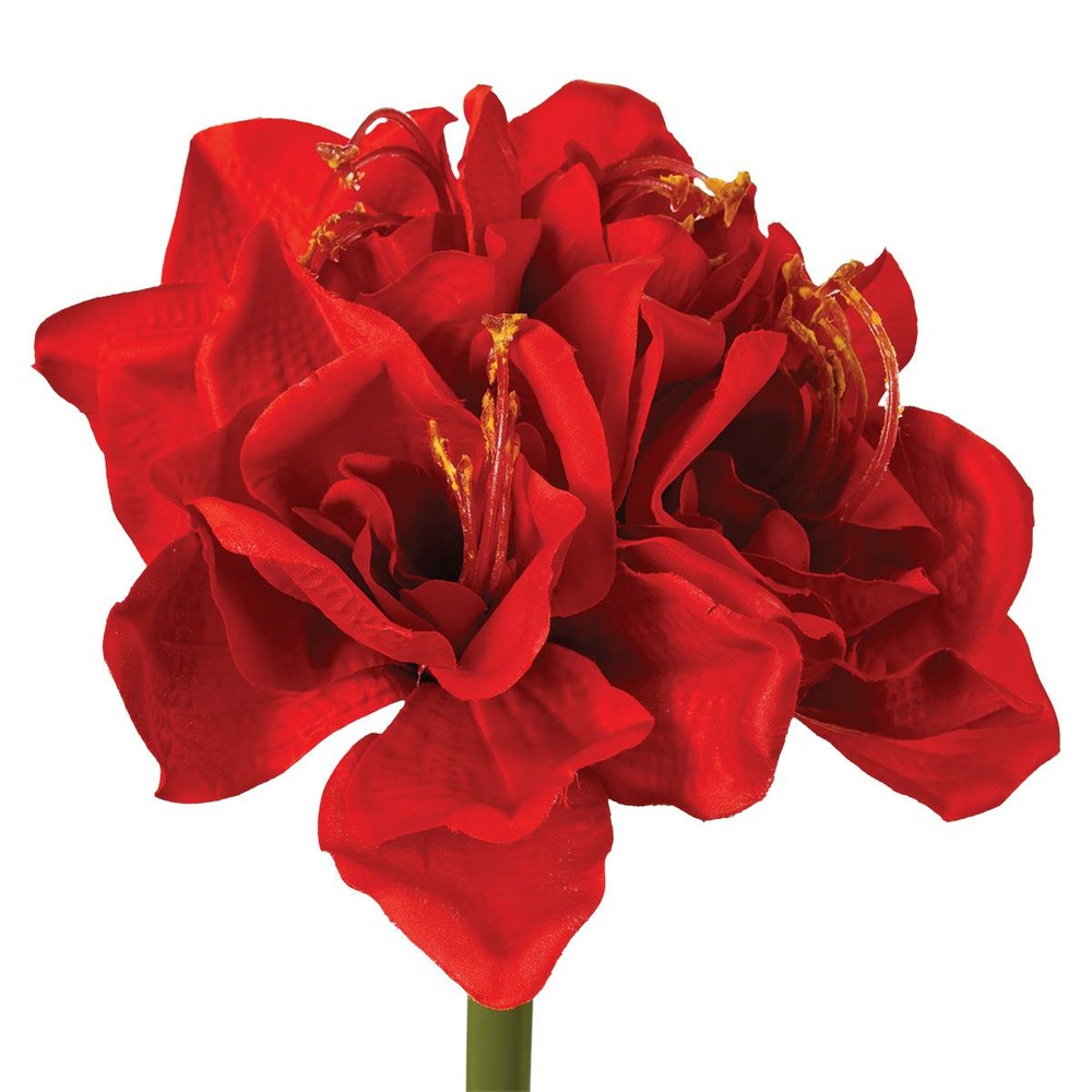 Fleur artificielle tige amaryllis h 71 cm