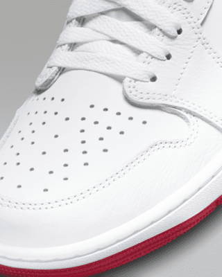 Air Jordan 1 Low OG 'White/Red' Men's Shoes