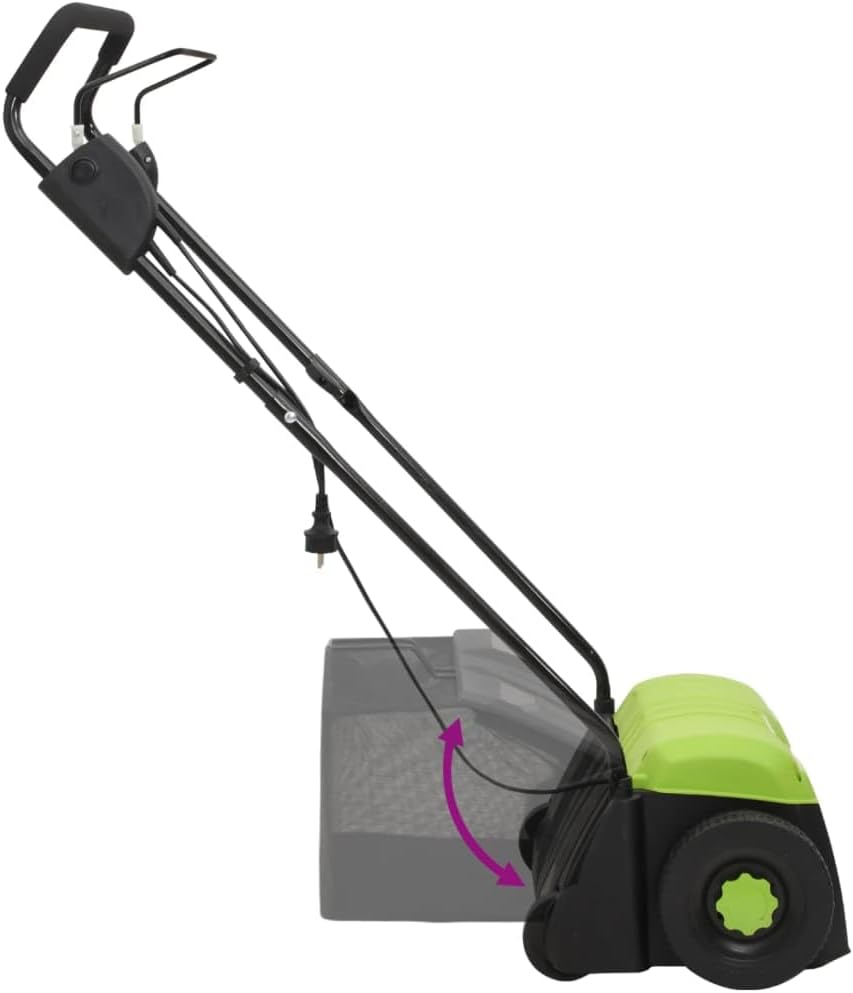 vidaXL 2-in-1 Elektro Rasenlüfter, Vertikutierer Variable Arbeitstiefe, Rasenvertikutierer 36cm Arbeitsbreite, Rasenbelüfter Kombi Gerät Rasenpflege, 1500 W