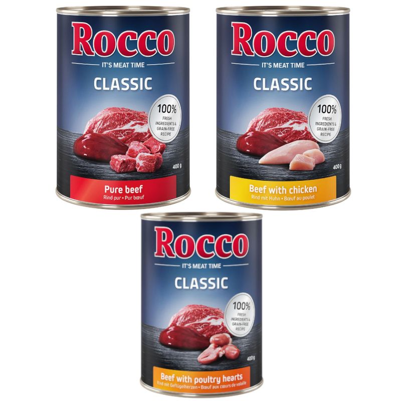 Lot mixte Rocco Classic 6 x 400 g