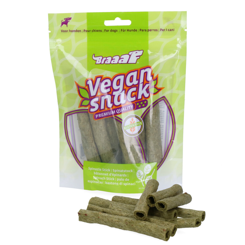 Braaaf Spinazie Sticks 12 cm80 gr