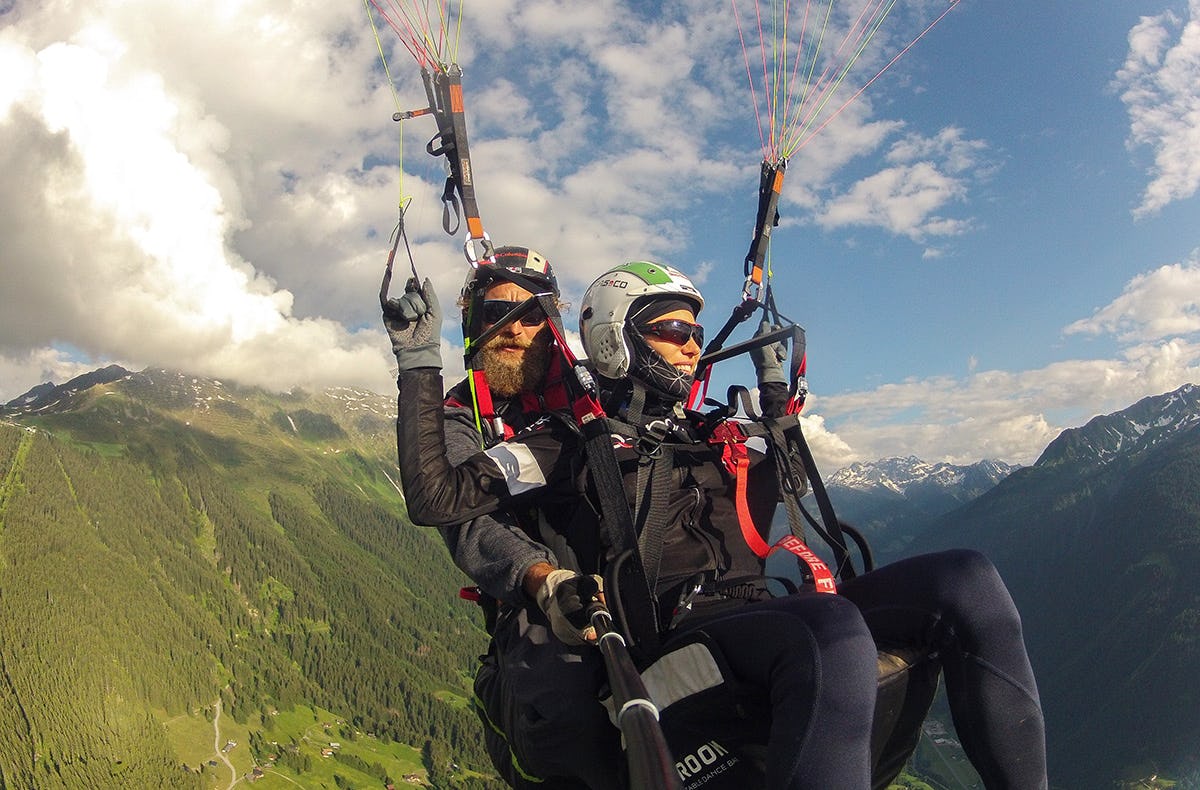 Gleitschirm Tandemflug Schruns