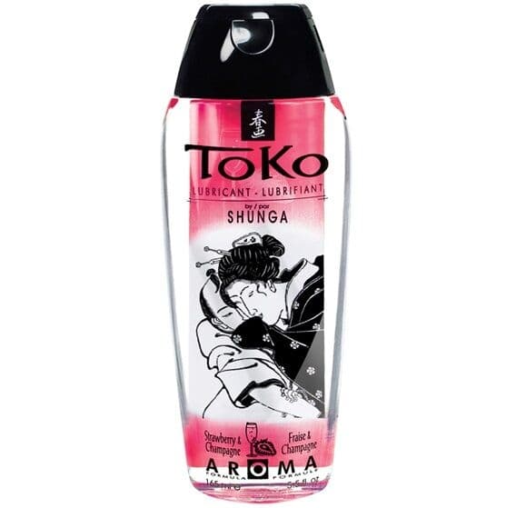 Shunga - Toko Jordbær Og Champagne Smøremiddel Aroma