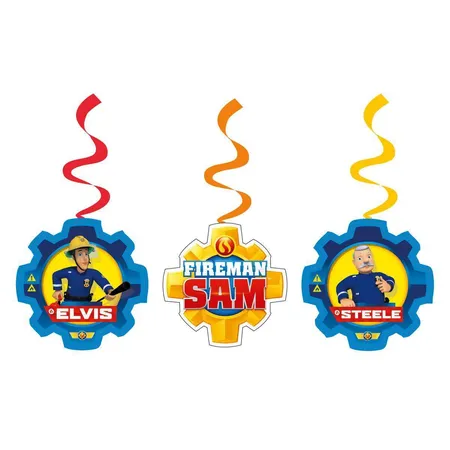 amscan Feuerwehrmann Sam Dekospiralen 6er