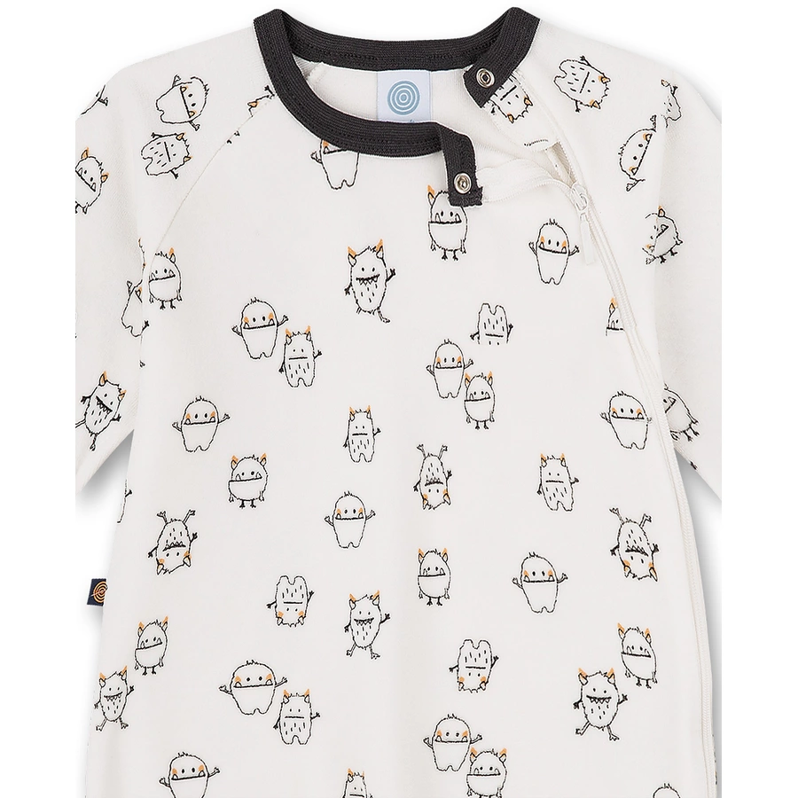 Sanetta Overall offwhite Monster Alloverprint
