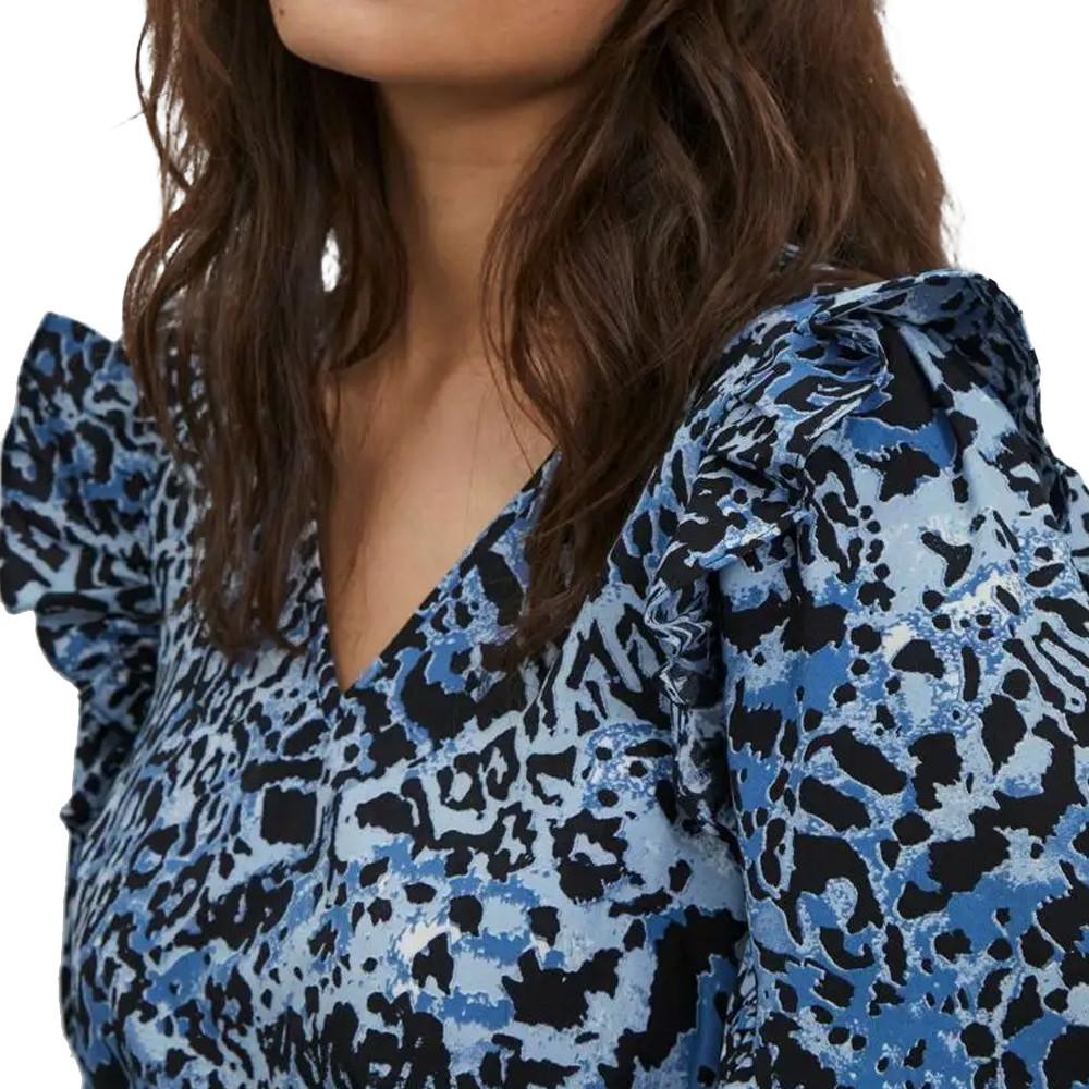Vila Robe Marine Léopard Femme Vila Coco