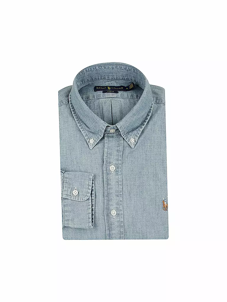 POLO RALPH LAUREN Hemd Slim Fit hellblau
