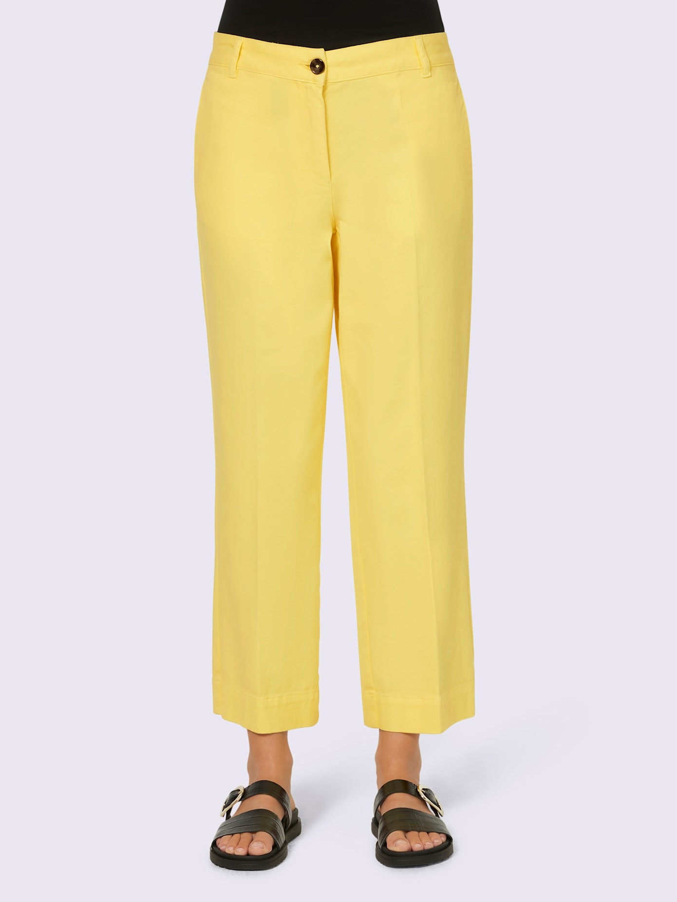 Pantalon forme courte tendance