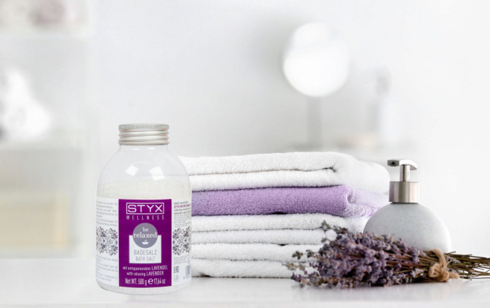 STYX  be relaxed Badesalz Lavendel, 500 g
