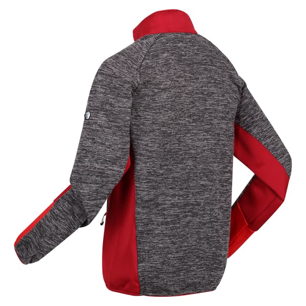 Veste polaire randonnée REGATTA COLADANE IV DKGREY/CHRED