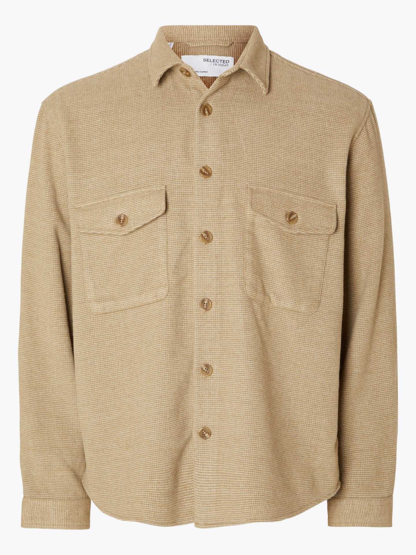 Selected Homme Mason-Bax Check Overshirt Long Sleeve