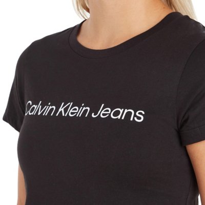 Tee-shirt à manches courtes femme Core Instit Logo Slim Fit CALVIN KLEIN