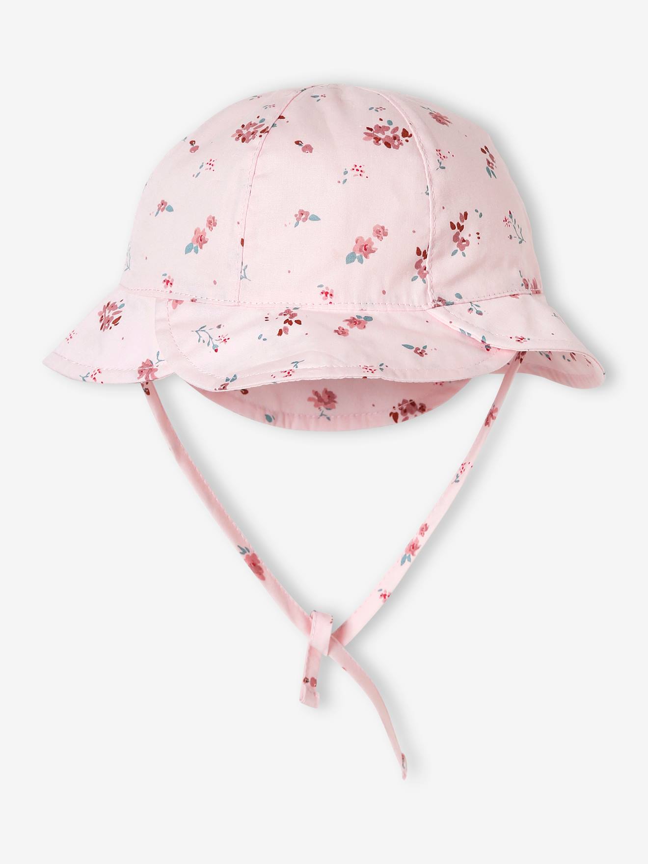 Chapéu estampado para bebê menina, rosa claro