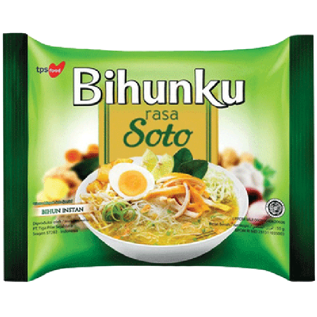 Bihunku Instant Rasa Soto Noedels 55g
