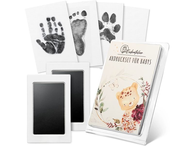 Eulentaler Abdruckset Gr. S Babyabdruckset mit Hand- und Fussabdruck