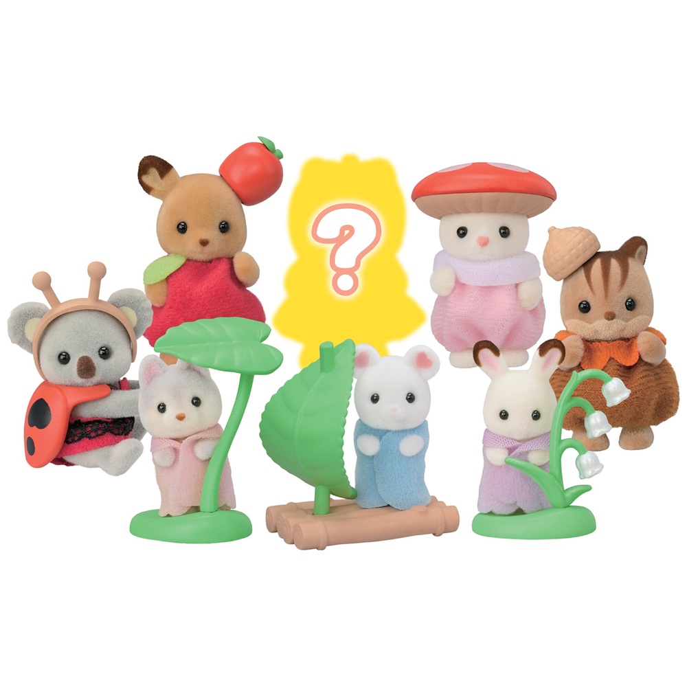 Sylvanian Families Baby-Waldkostüm-Serie, 12 Figuren