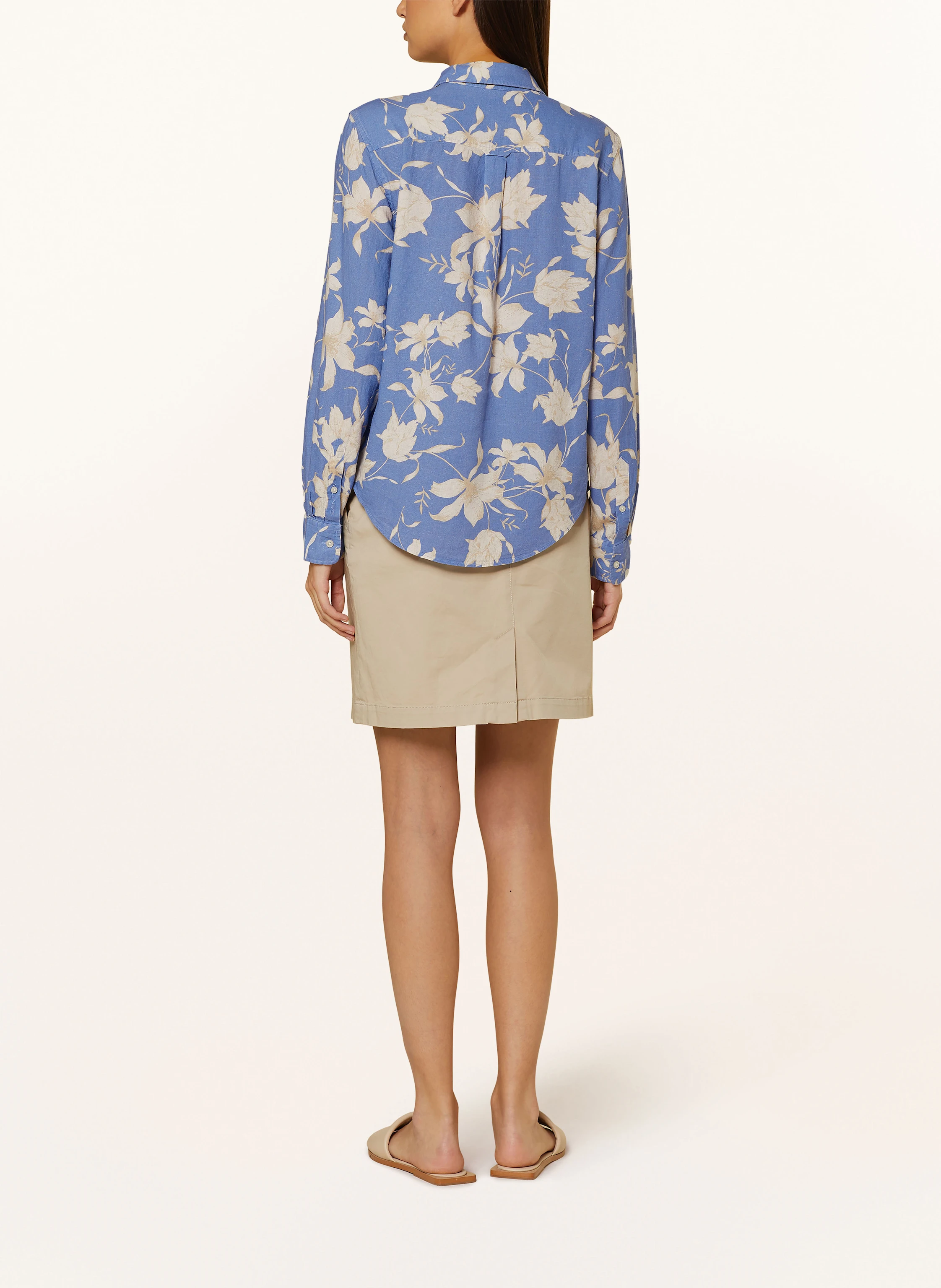 GANT Hemdbluse mit Leinen