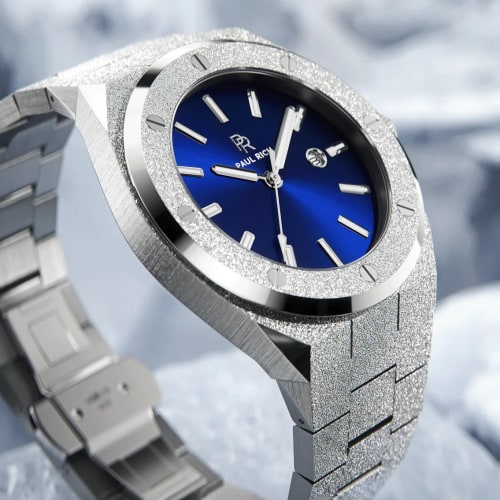 Montre Frosted Baron 45mm Blue